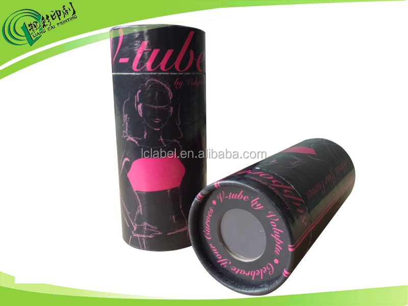 glossy laminated paper tube black paper tube biodegradable cardboard
