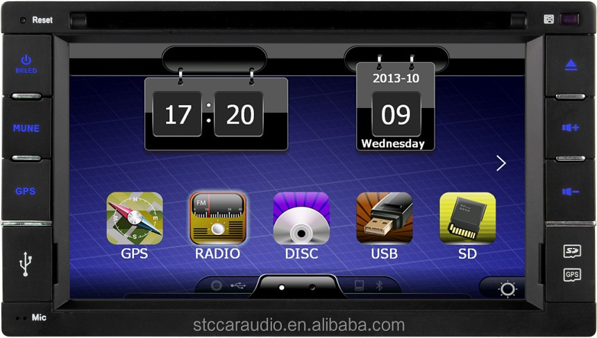 6.2」/7'' 二重喧騒マルチ- メディアplayer*2014タッチスクリーン車のdvd新しいデザイン! stc- 6019*問屋・仕入れ・卸・卸売り