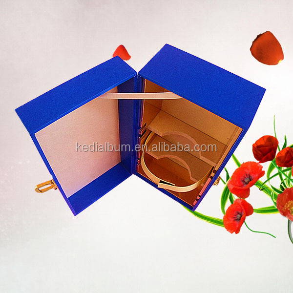 Red wine wooden box, wooden wine bottle packaging box, wine tool set with wooden box
