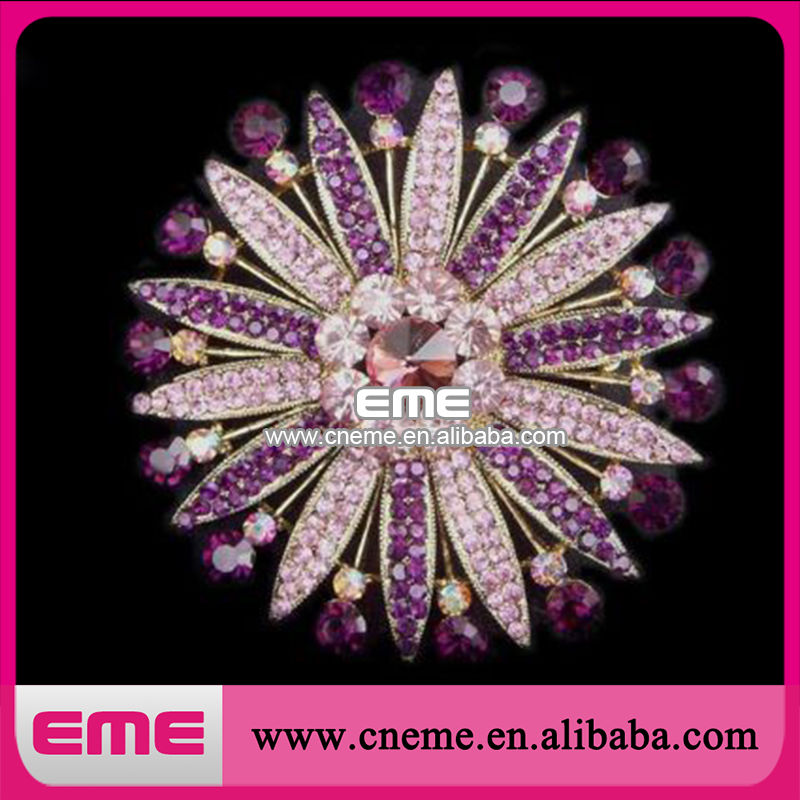 Skull-shaped Silver Unique Bling Mini Crystal Rhinestone Brooch問屋・仕入れ・卸・卸売り