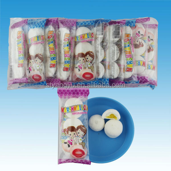 marshmallow candy with filling