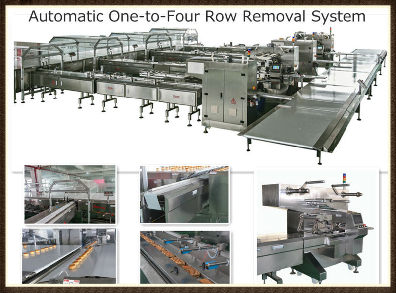 customized cantilevered structure egg chocolate flow wrapping machine