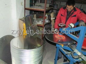 中国dc/cc深絞りのアルミ調理器具用サークルラウンドシート/utensile/用法照明問屋・仕入れ・卸・卸売り