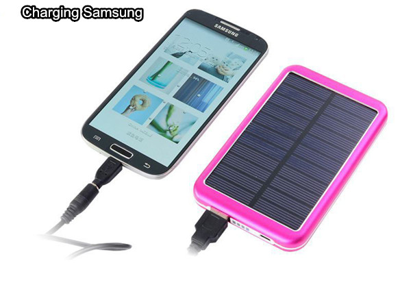 新しいポータブルソーラー充電器2014年8000mah/太陽光発電の充電器/ソーラー携帯電話充電器問屋・仕入れ・卸・卸売り