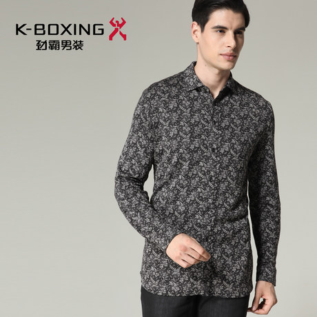 高品質のk- ボクシングブランドピークドラペルシルケット綿のファッション長袖tシャツ、 新しい到着問屋・仕入れ・卸・卸売り