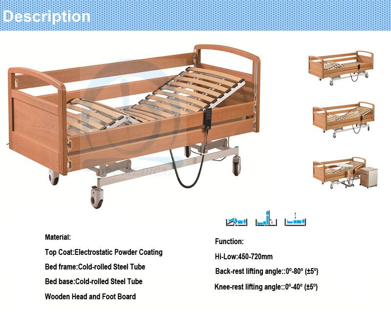 豪華な3機能低医療介護ベッド仕入れ・メーカー・工場