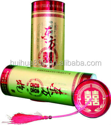 Luxury cardboard cylinder wine gift box