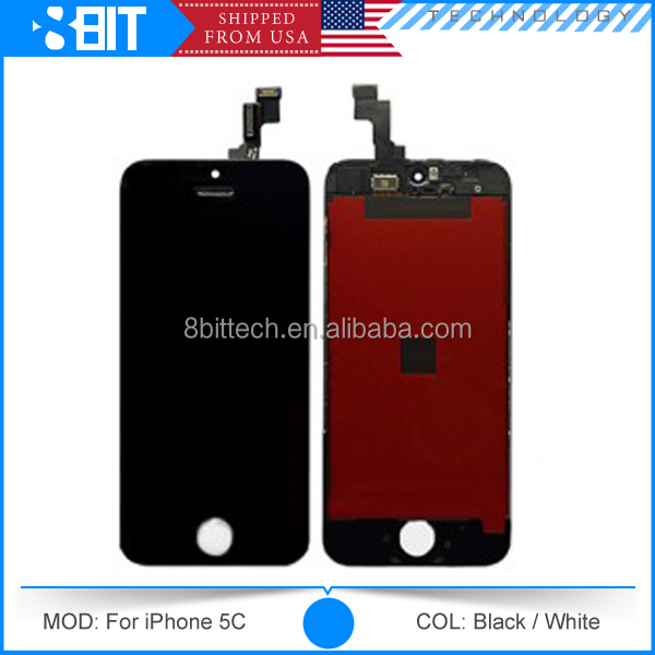 iphone用5c前面lcdガラススクリーン、 iphoneのための携帯電話lcdタッチ5clcdの完全な問屋・仕入れ・卸・卸売り