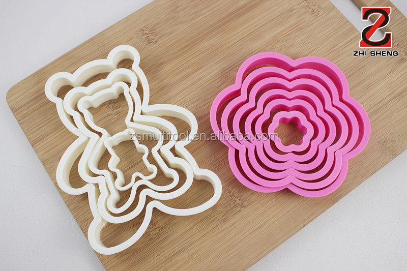 6-pieces cake modelling tool set, with fine packing, fondant cake decoration set