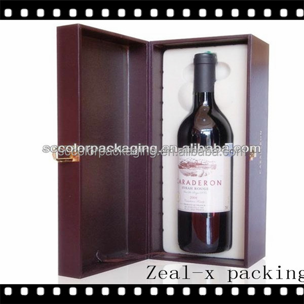 2014 Single Red wine box of luxury with magnetic