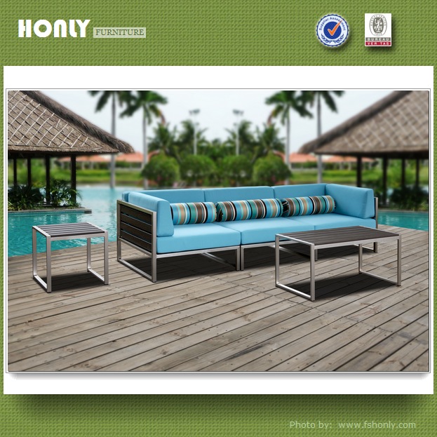 Waterproof outdoor furniture set modern aluminum outdoor furniture