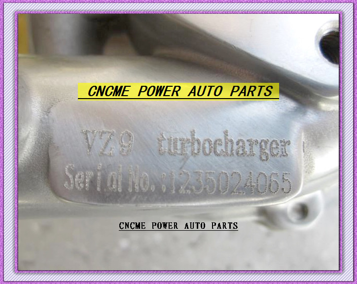 RHB31 VZ9 turbo turbine Turbocharger for Mini car SUZUKI motorcycles from 500CC-660CC turbocharger (4)