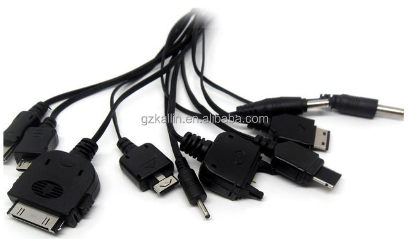 携帯電話機10イン1　ミニusbデータ充電ケーブル5ピンのusb、 マイクロusbとより問屋・仕入れ・卸・卸売り