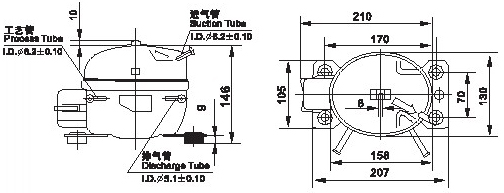 小さなqdzh35g冷蔵庫dcコンプレッサー問屋・仕入れ・卸・卸売り