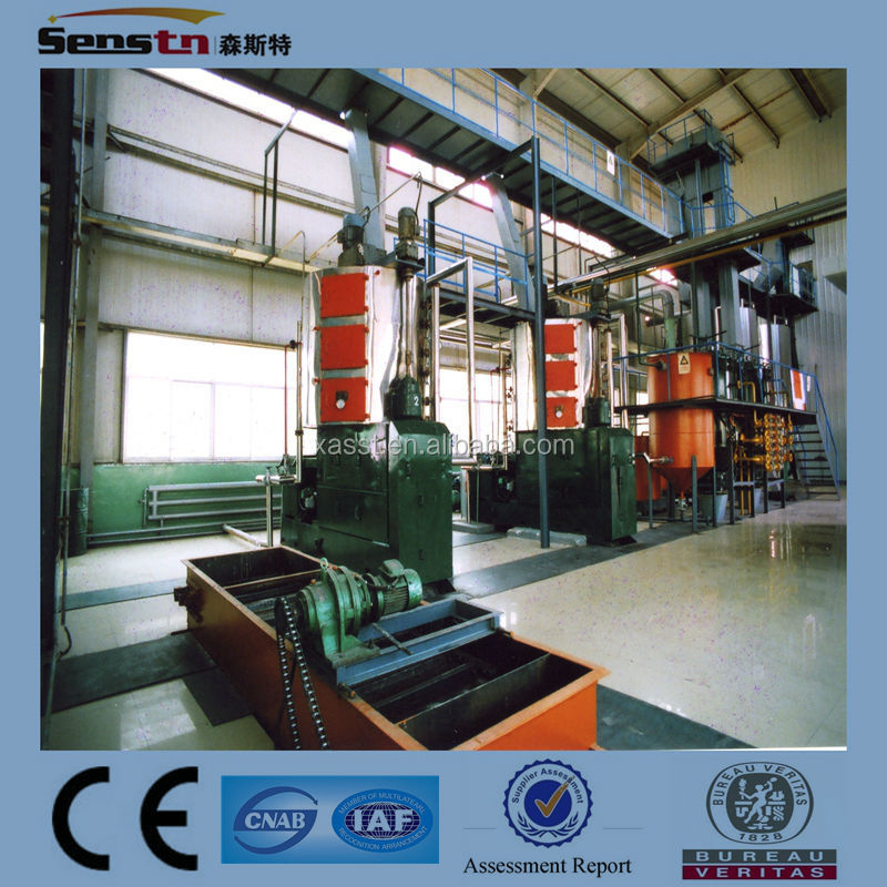 Continuous China made edible cottonseed oil making line with SGS BV CE authorization