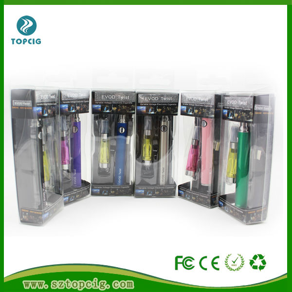 cheap price ego c twist battery evod twist starter kit evod vv twist