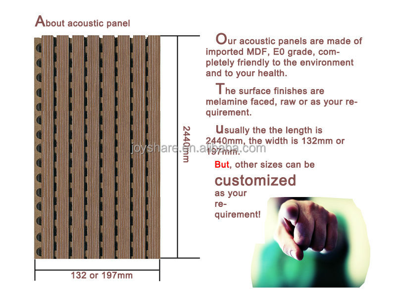 2014年熱い販売の高品質の木製音響パネル問屋・仕入れ・卸・卸売り