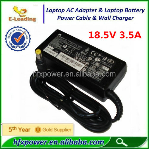 高品質! オリジナル18.5v3.5a65wのラップトップのhp用充電器、 4.8*1.7黄色の先端問屋・仕入れ・卸・卸売り