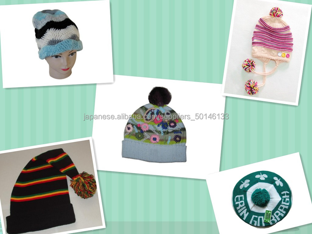stripeニット帽子問屋・仕入れ・卸・卸売り