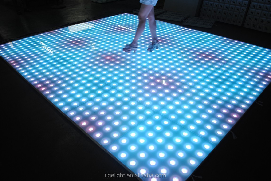 安いポータブル60*60cmrgbカラーledのダンスフロア問屋・仕入れ・卸・卸売り