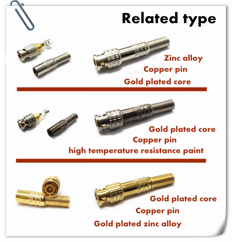 cctvカメラ同軸rg59圧着bncコネクタ仕入れ・メーカー・工場