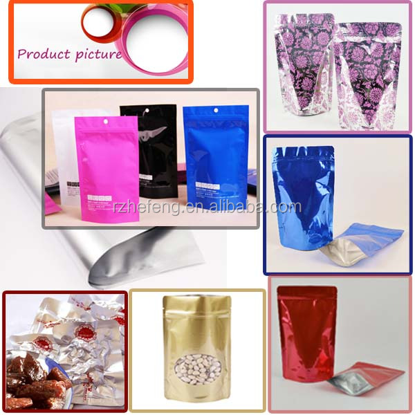 anti-static foil backed clear front stand up tea bags