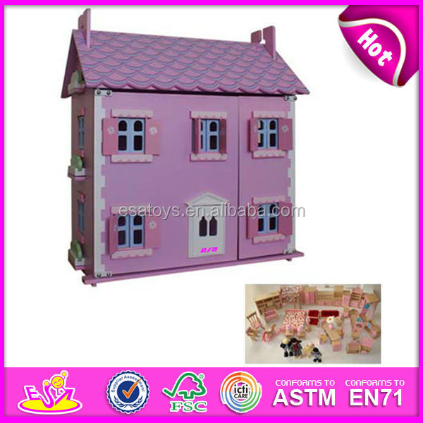 新しい子供の2014年おもちゃ木製人形の家、 人気の子供木製人形の家や熱い販売の赤ん坊のwj278235木製人形の家問屋・仕入れ・卸・卸売り