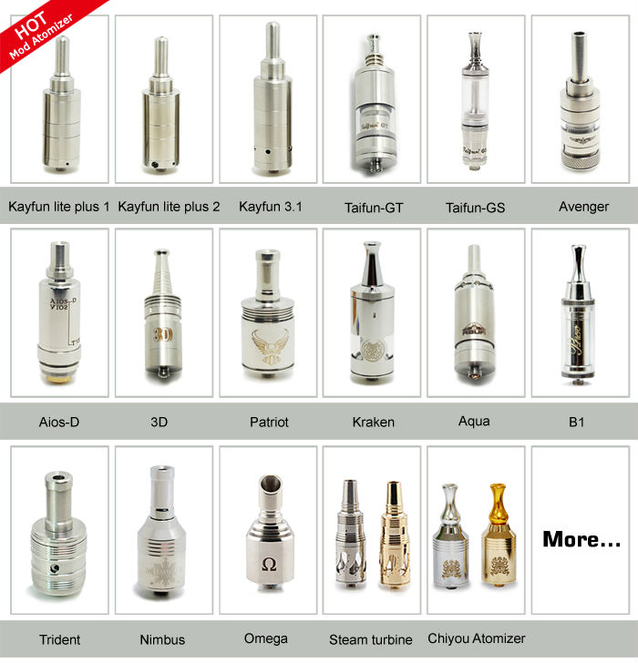 2014 newest clone Kayfun 26650 atomizer/ stingray mod clone / zenith v2 clone