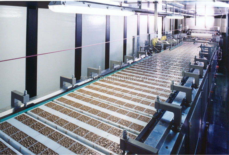 automatic chocolate deposit production lines chocolate bar making machine
