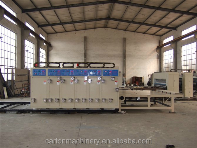 使用される半- オート多色段ボールカートンフレキソ印刷機、 中国製問屋・仕入れ・卸・卸売り