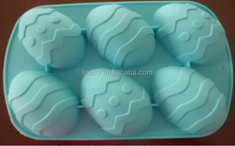 LFGB/FDA certificate egg shaped silicone cake mould