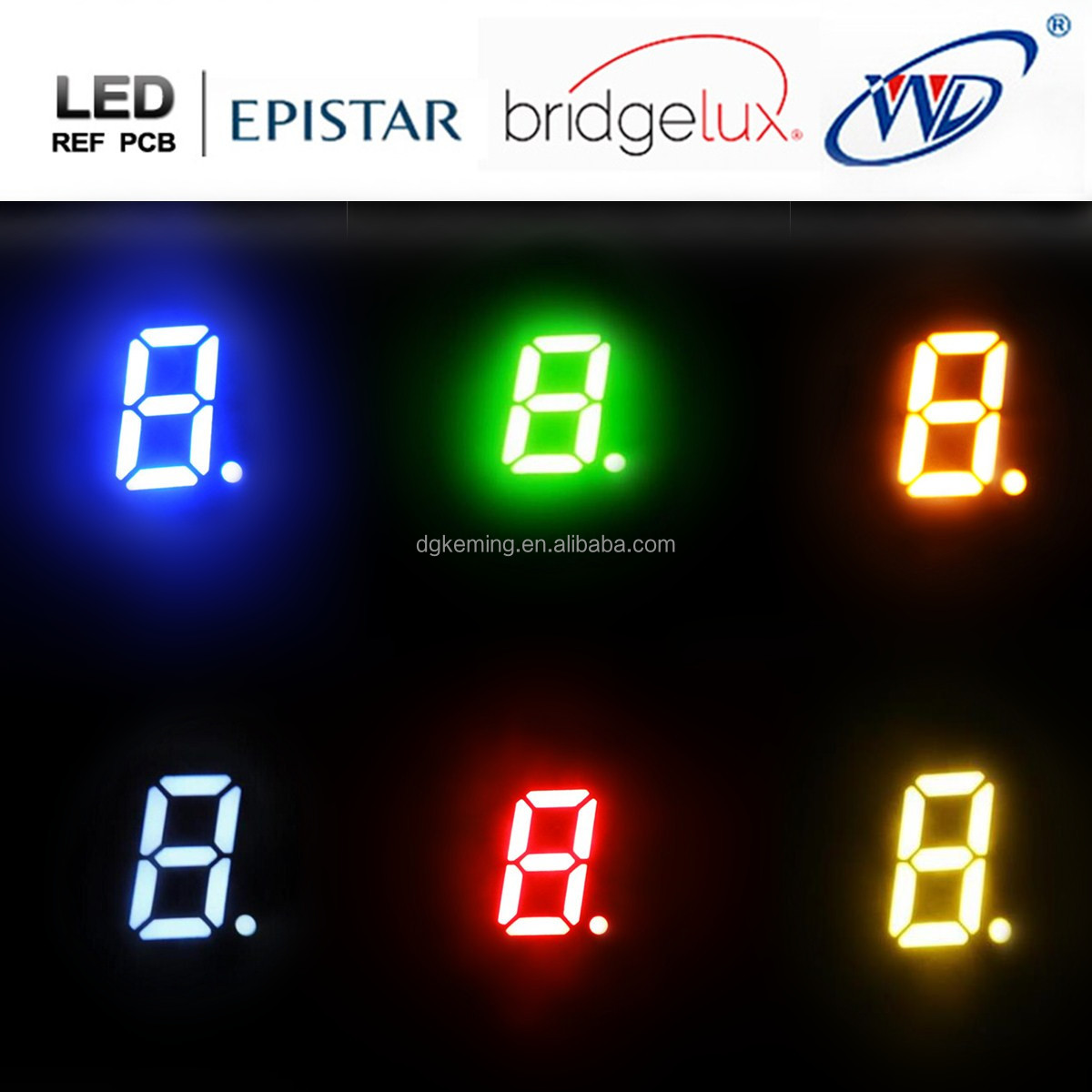 0.3 inch 7 segment led display red mini 7 segment led display