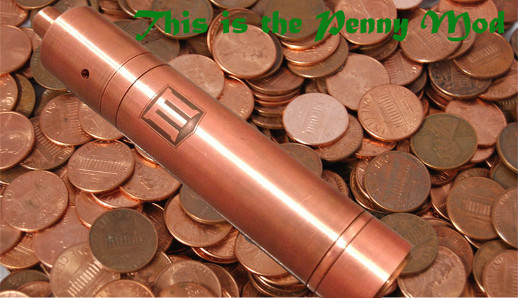 New Arrival!! 2014 Newest Mechanical Mod 1:1 Penny MOD Clone from Dream Cloud