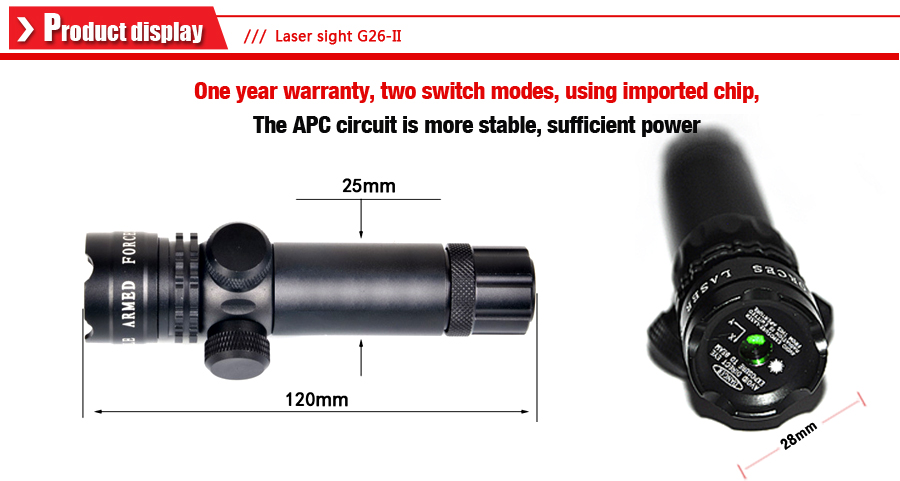 ミニグリーンレーザーサイトドットサイトの部分が外せる　pic$( ボブ- Ｇ26- ii)問屋・仕入れ・卸・卸売り
