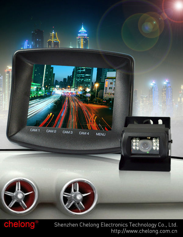 最新3.5インチtftタッチスクリーンモニターワイヤレスカメラとビデオの駐車センサーカメラ