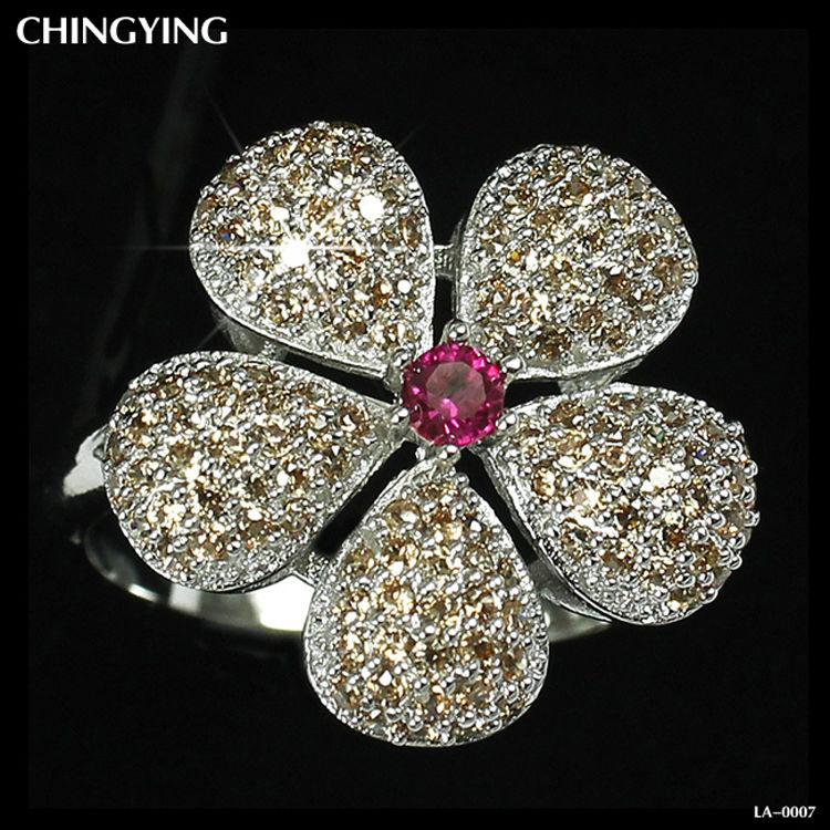 スタールビー・天然ジルコンgemstine本物のベゼルセッティングリングで、 925スターリングシルバージュエリー問屋・仕入れ・卸・卸売り