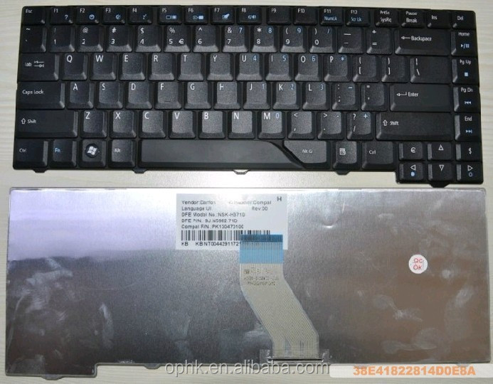 黒新しい私達のレイアウトのラップトップのキーボードのためのエイサーtm23002410問屋・仕入れ・卸・卸売り