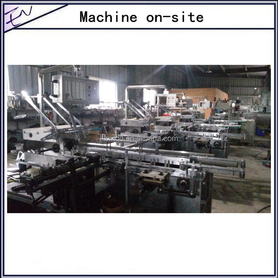Hot melt automatic chocolate bar carton packaging machine