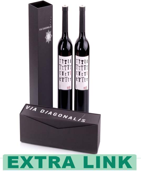 Professional Round Tube Cardboard Champagne Wine Packing Box