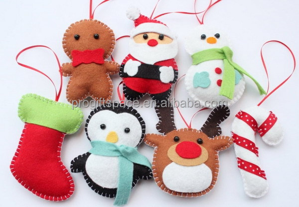 Hot Sale Eco Friendly Handmade Felt Wholesale Christmas