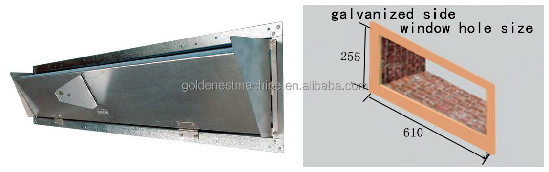 Galvanized Steel Inlet with Side Shields0_1_