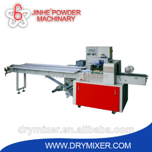 Horizontal lollipop wrapping machine