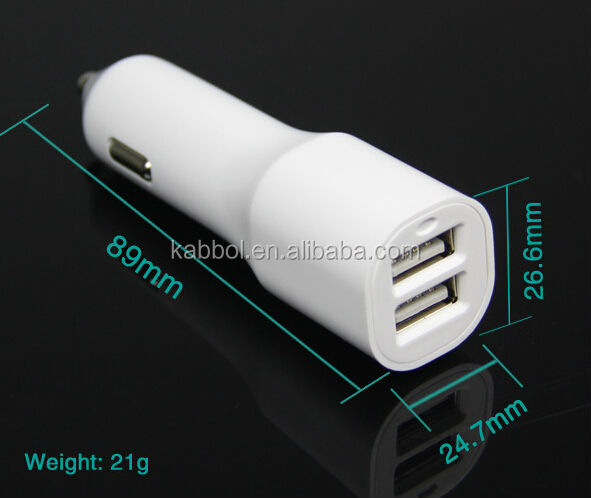 アンカー24wデュアル- ポート急速な用usb車の充電器iphone5s5c5; ipadの空気、 ミニ; 銀河s5s4; 注32;問屋・仕入れ・卸・卸売り