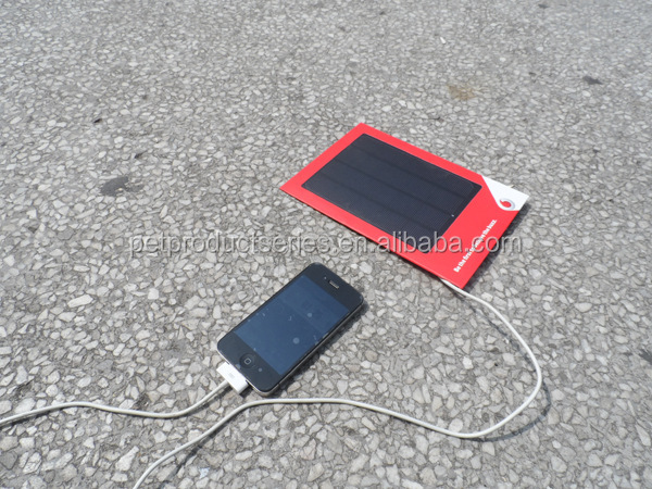 電話用ポータブルソーラー充電器、 紙の広告プロモーション2014年ソーラーチャージャー携帯問屋・仕入れ・卸・卸売り