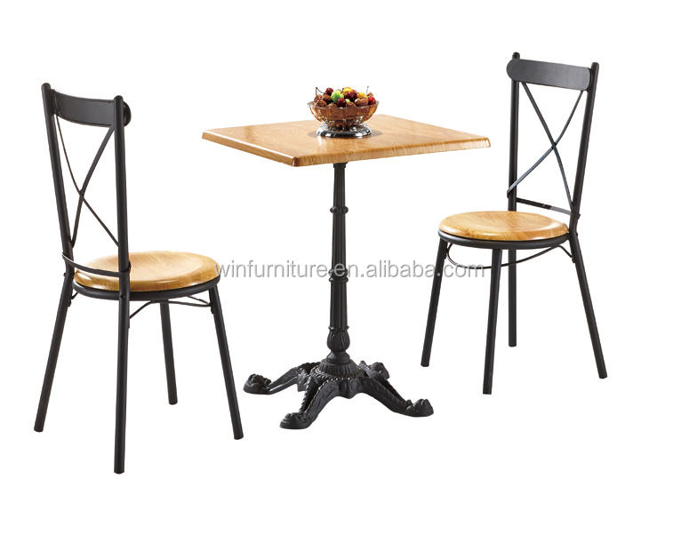 のコーヒーショップのテーブル販売のためのカフェテーブルと椅子仕入れ・メーカー・工場