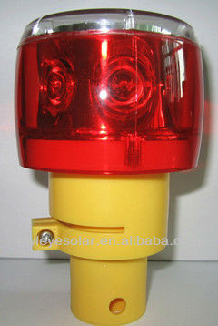 ソーラーled工事灯(6led)/道路保安灯/工事現場灯/交通安全用品/照明ライト問屋・仕入れ・卸・卸売り