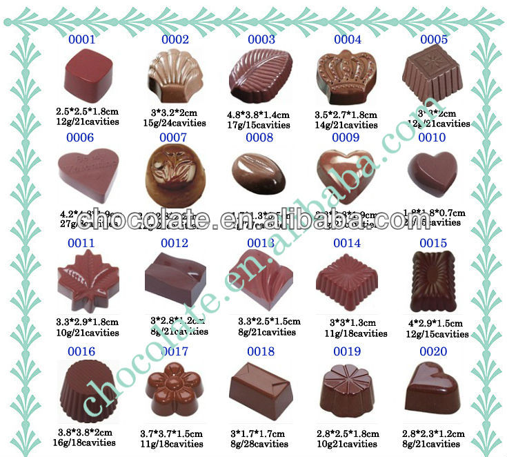 MJP 6bar shape Polycarbonate chocolate mold