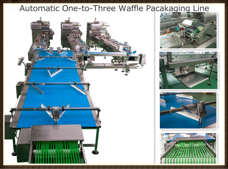 customized cantilevered structure egg chocolate flow wrapping machine