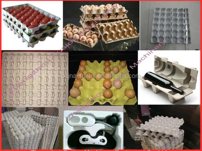 egg tray making machine price/small egg tray machine/red wine paper tray machine(support customize)