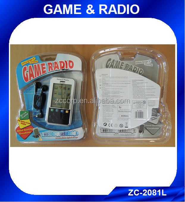 レンガ造りのゲームを販売・fmオートスキャンラジオzc-2081lタッチキーパッド付きスマートフォン問屋・仕入れ・卸・卸売り